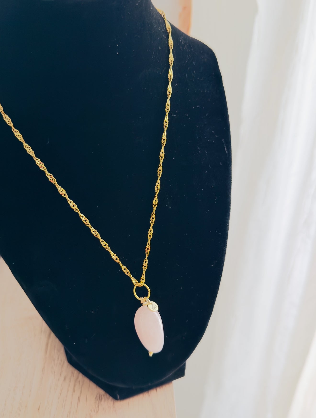 Rose Quartz - Natural Pearl Bracelet and Necklace Set
