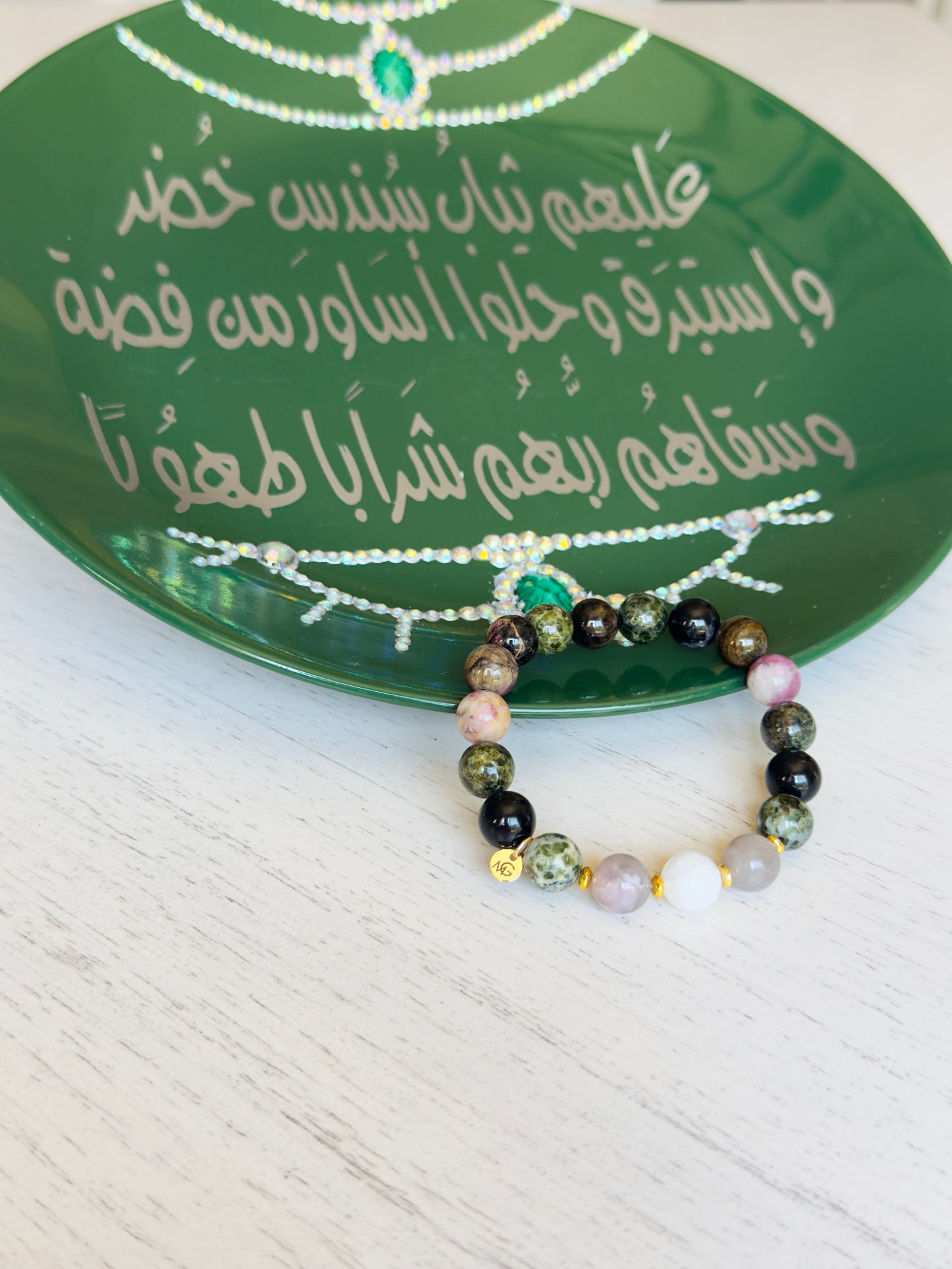 Tourmaline - Moonstone Bracelet
