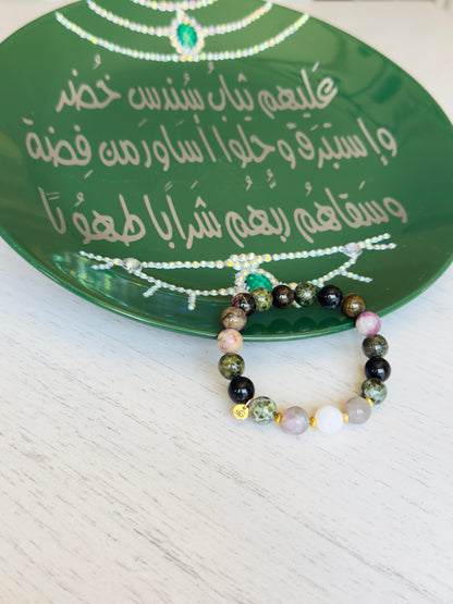 Tourmaline - Moonstone Bracelet