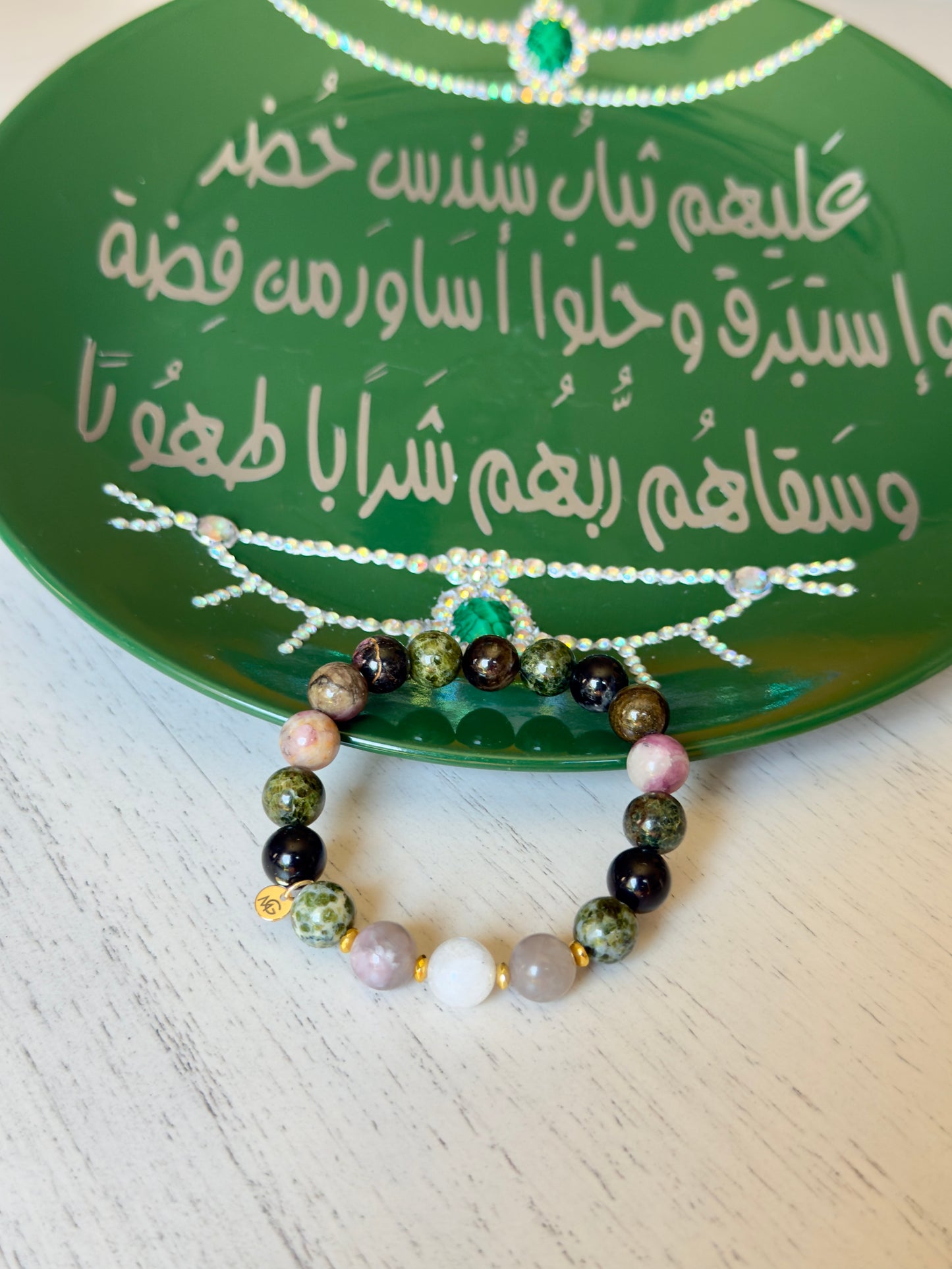 Tourmaline - Moonstone Bracelet