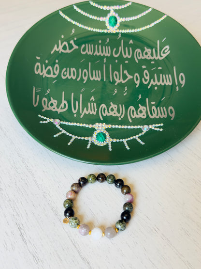 Tourmaline - Moonstone Bracelet