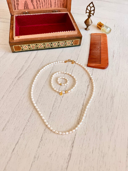 Cultured Pearl Jewelry Set