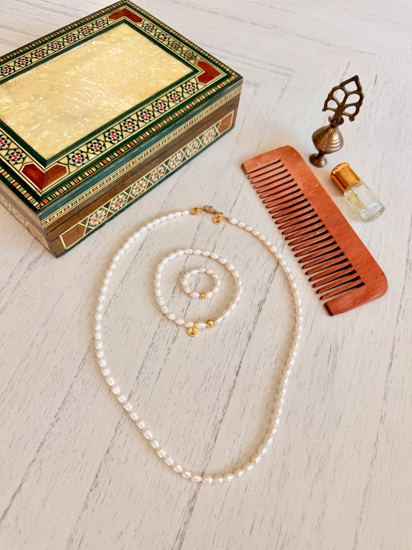 Cultured Pearl Jewelry Set