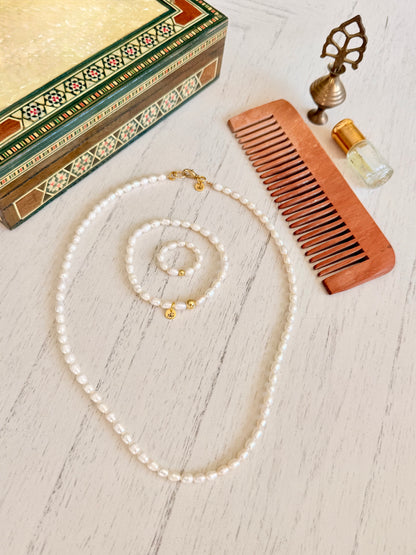 Cultured Pearl Jewelry Set