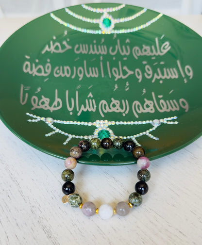 Tourmaline - Moonstone Bracelet