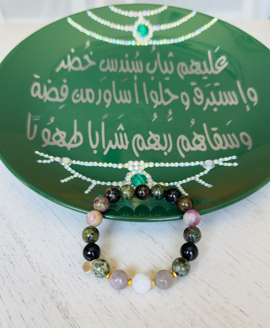 Tourmaline - Moonstone Bracelet