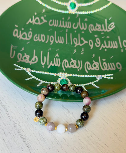 Tourmaline - Moonstone Bracelet