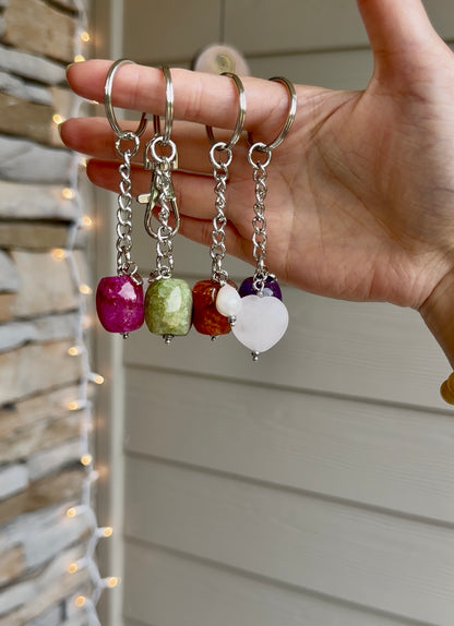 Gemstone Keychains