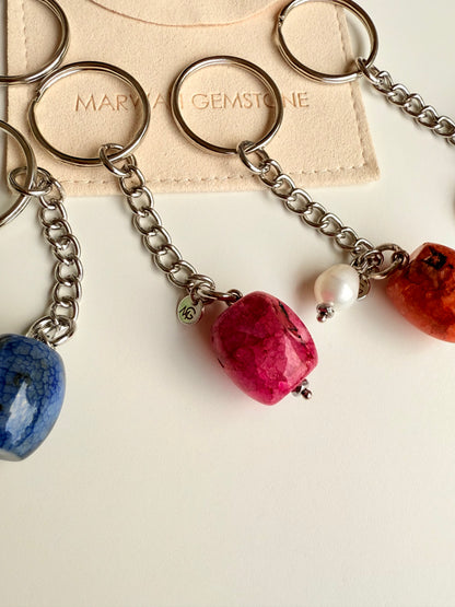 Gemstone Keychains