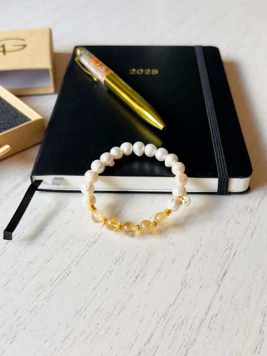 High-Quality Citrine - Natural Pearl