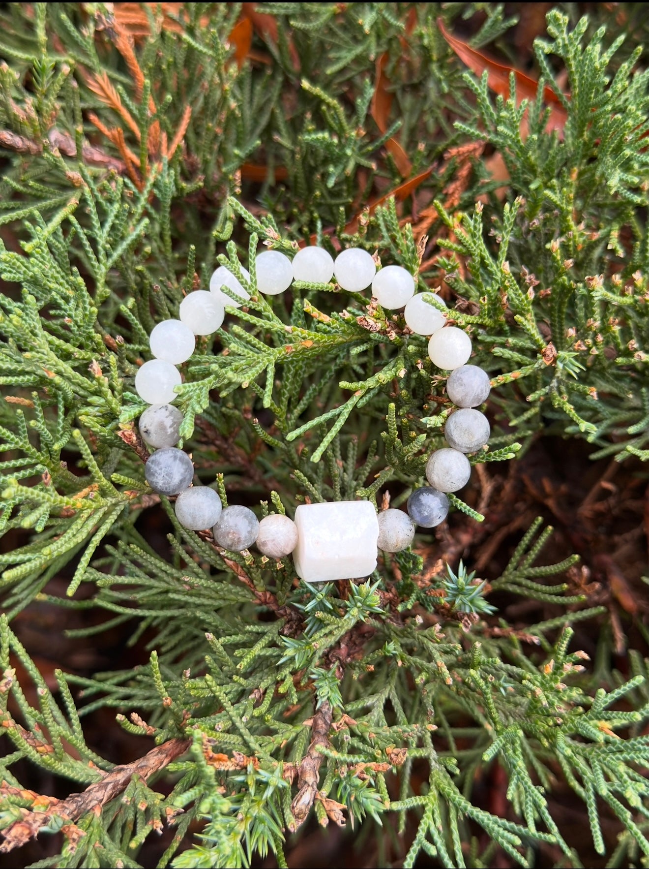 Moonstone-Labradorite Bracelet