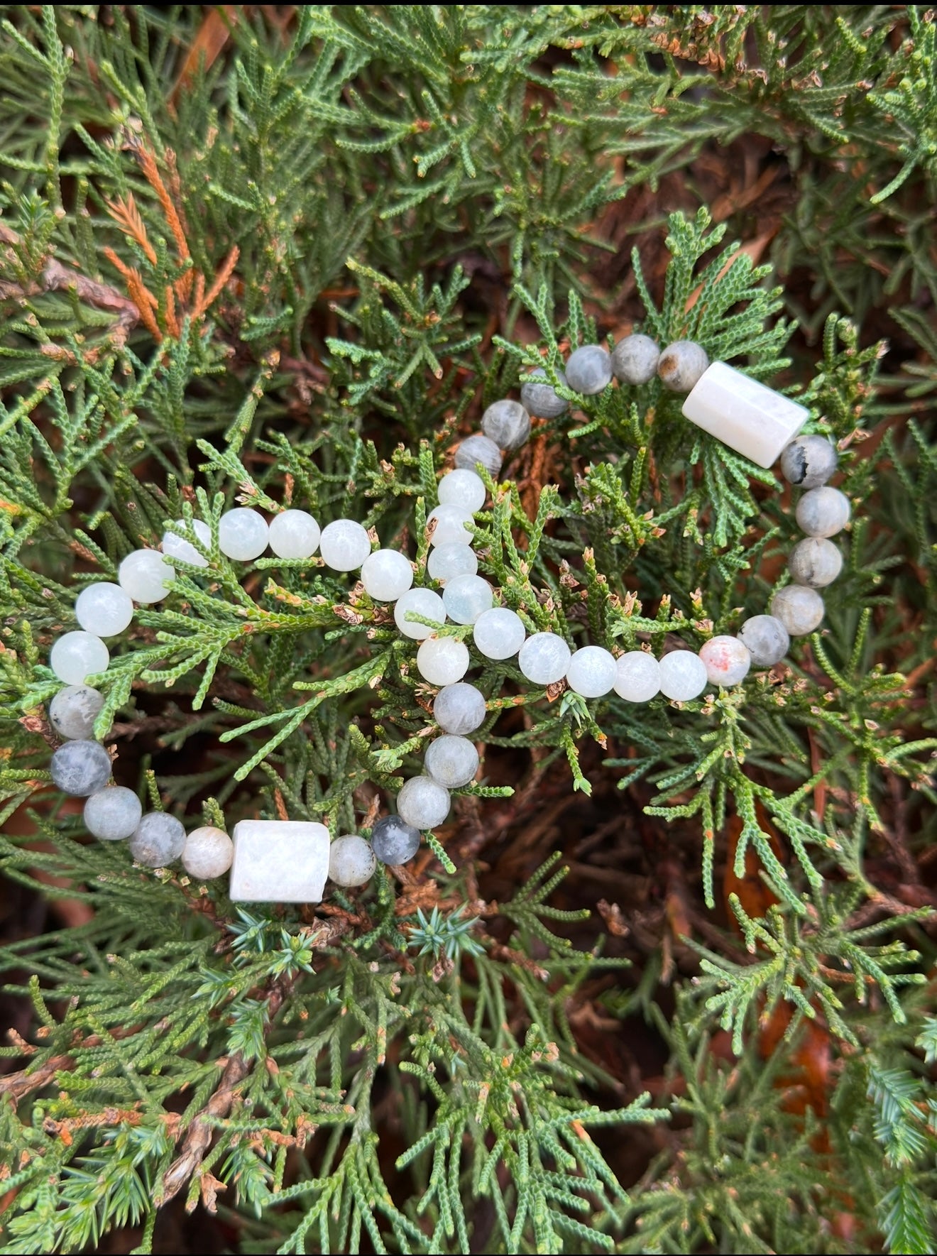 Moonstone-Labradorite Bracelet