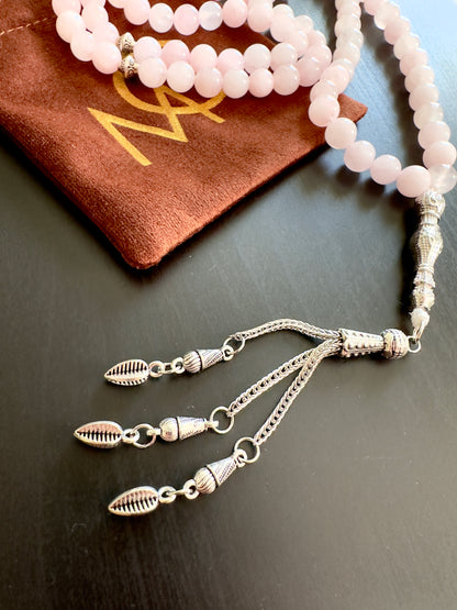 99-Bead Rose Quartz Misbaha