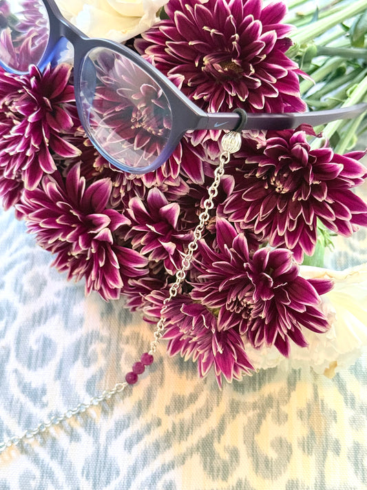 Ruby Eyeglasses Chain