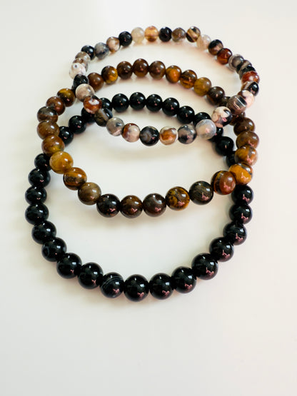 Men's Design Of Bracelets Set {2 Sets}