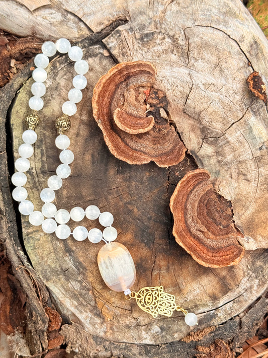 Agate - White Selenite