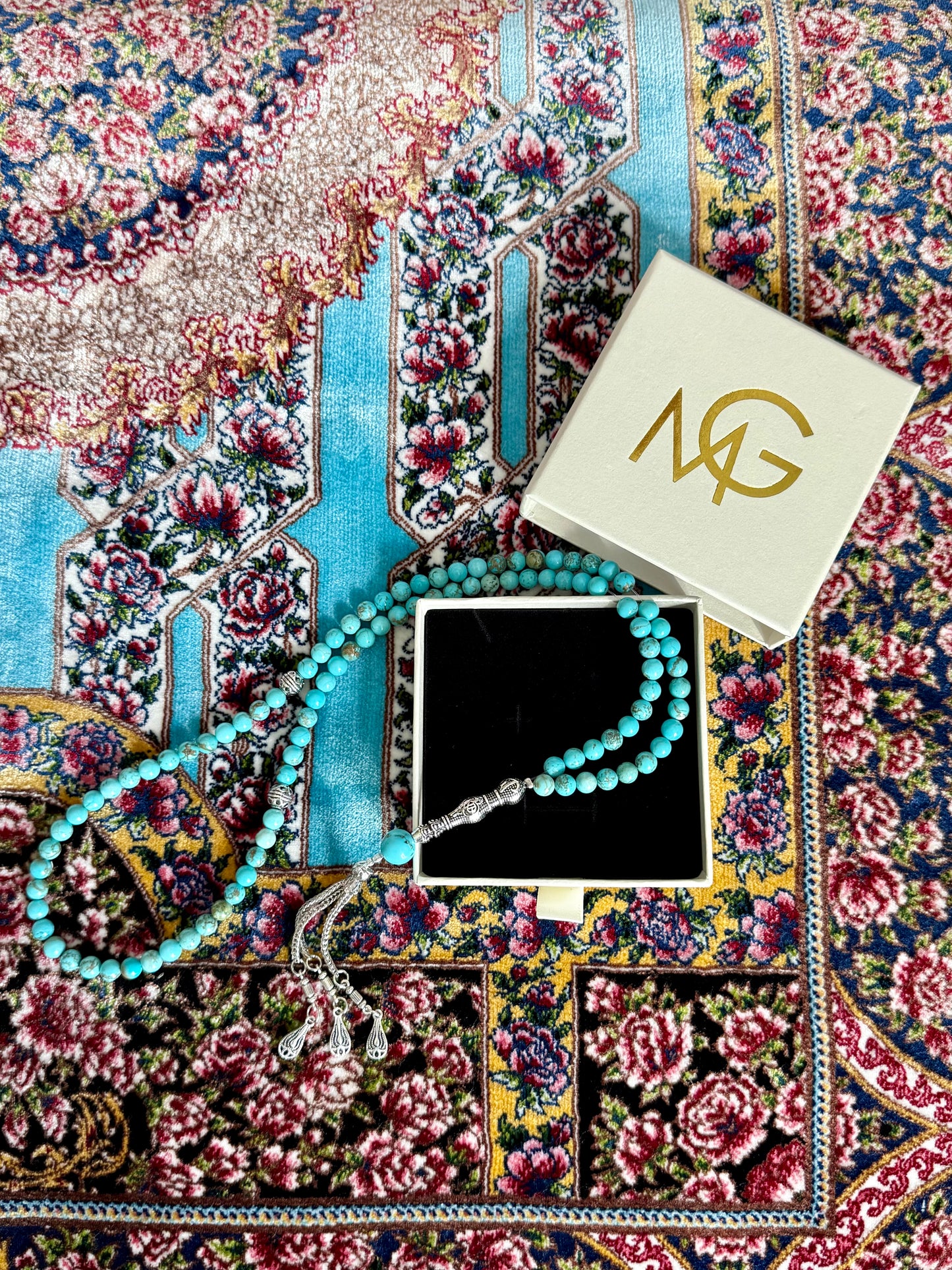 99-Bead Turquoise Misbaha