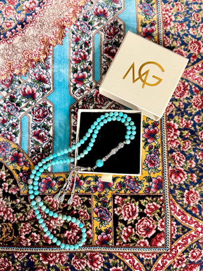 99-Bead Turquoise Misbaha