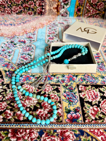 99-Bead Turquoise Misbaha