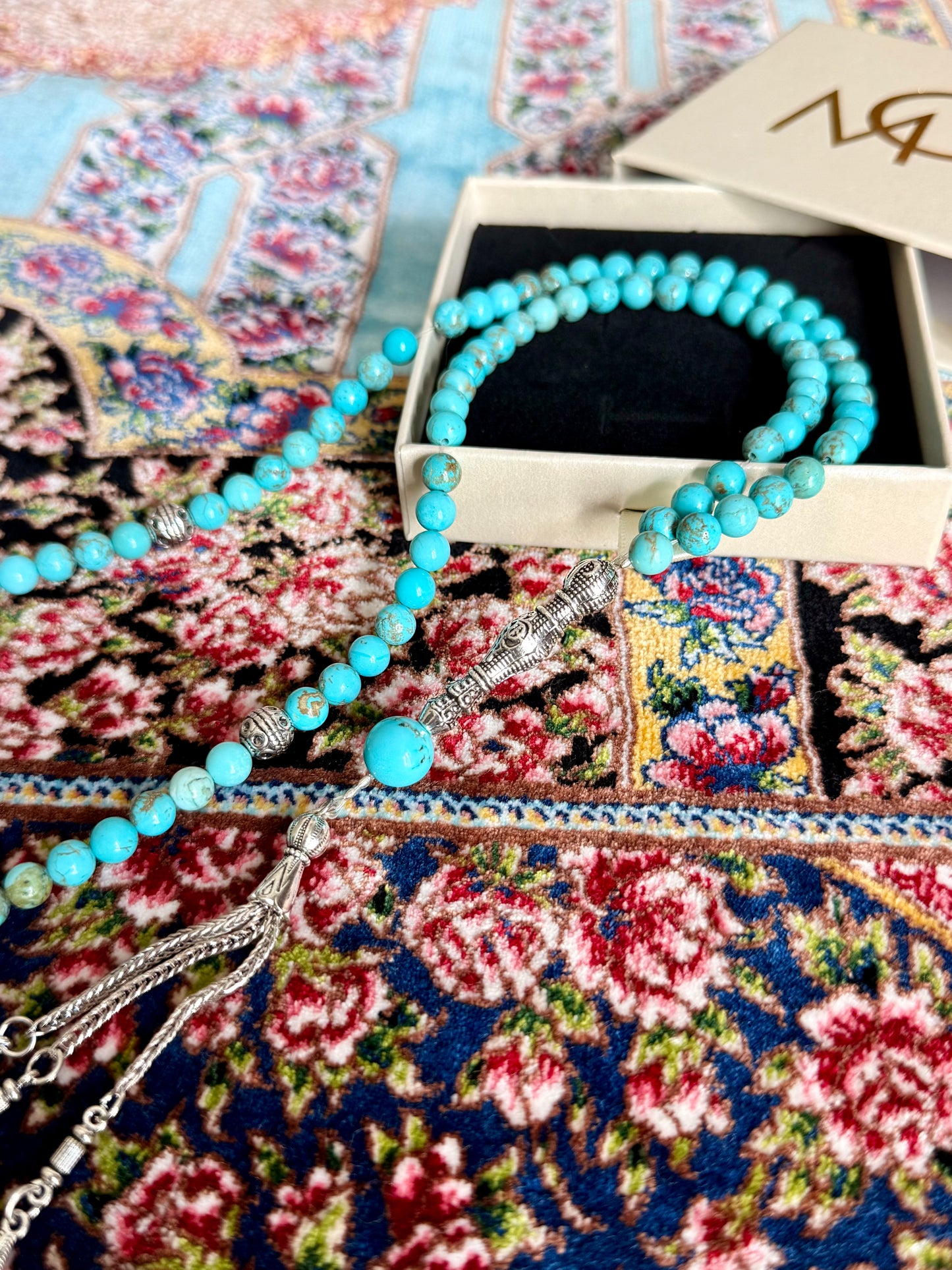 99-Bead Turquoise Misbaha