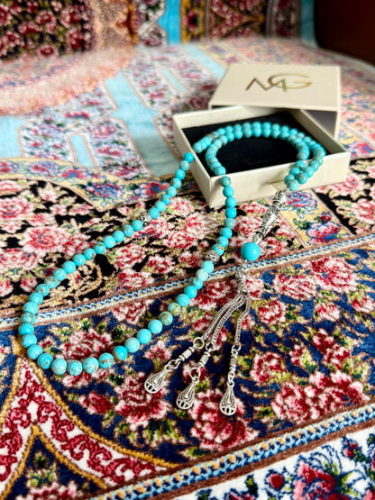 99-Bead Turquoise Misbaha