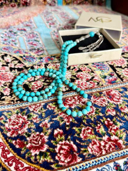 99-Bead Turquoise Misbaha