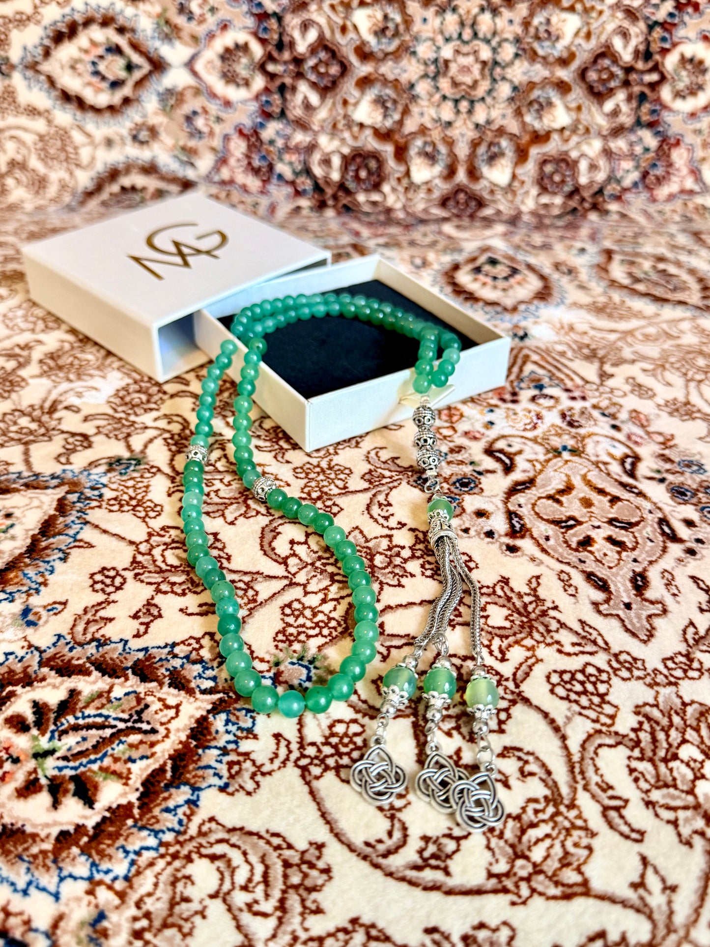 99-Bead Green Aventurine Misbaha