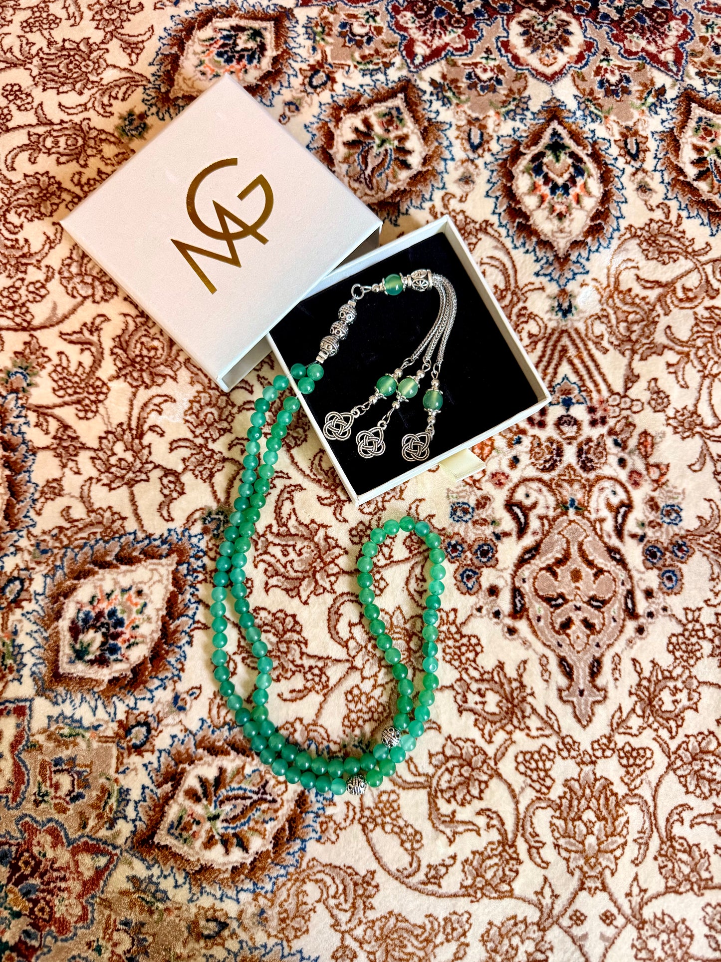 99-Bead Green Aventurine Misbaha