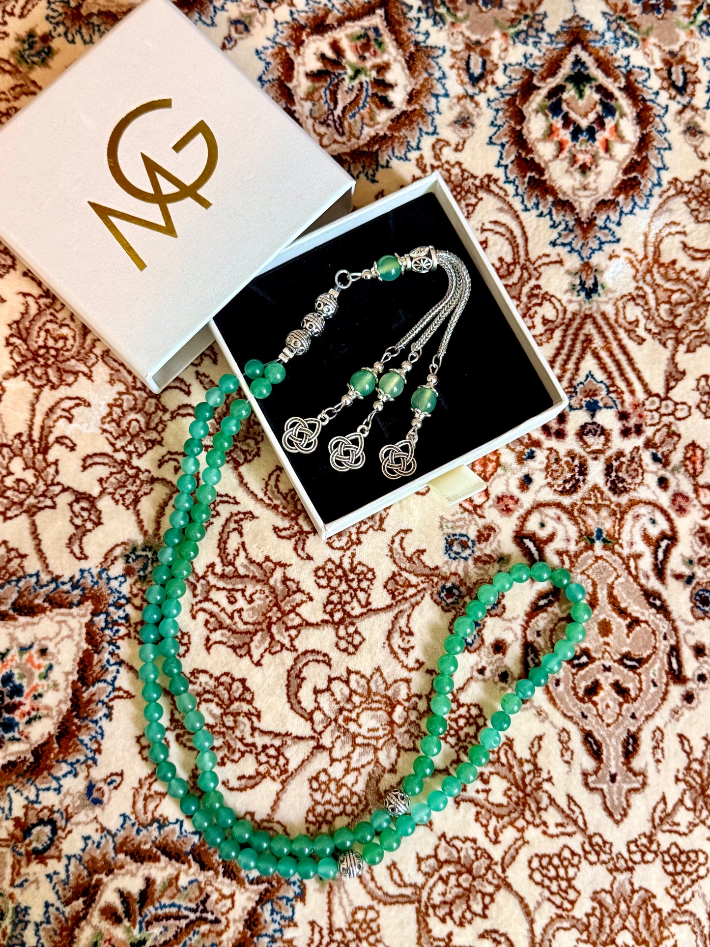 99-Bead Green Aventurine Misbaha