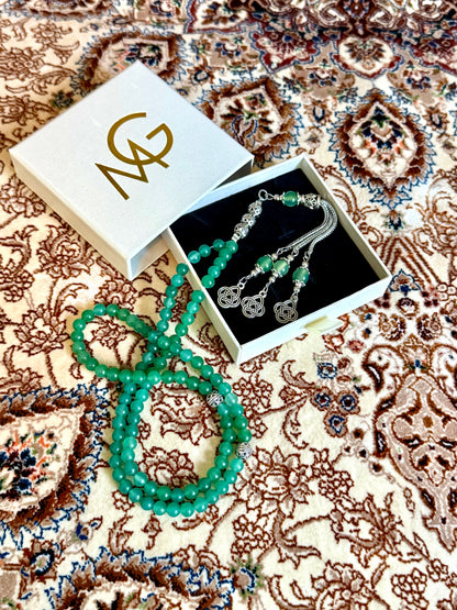99-Bead Green Aventurine Misbaha