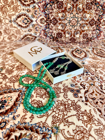 99-Bead Green Aventurine Misbaha