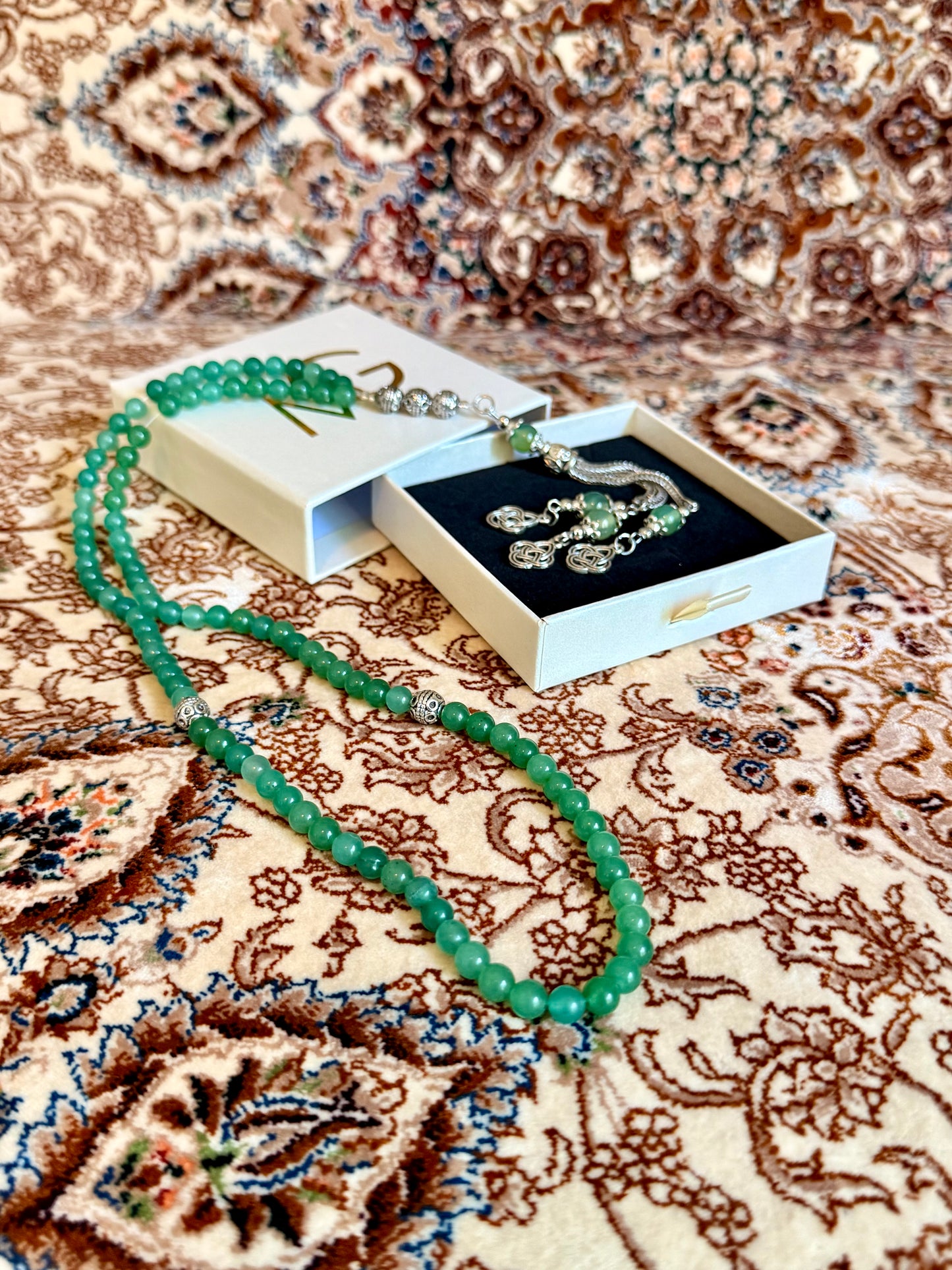 99-Bead Green Aventurine Misbaha
