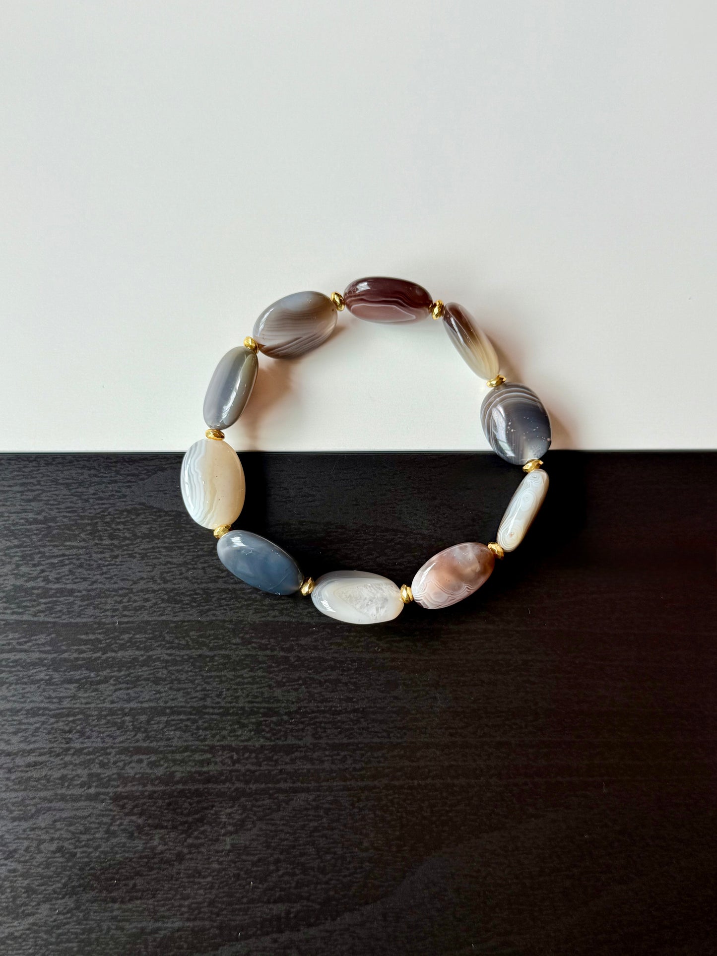 Agate - Natural Pearl Bracelet