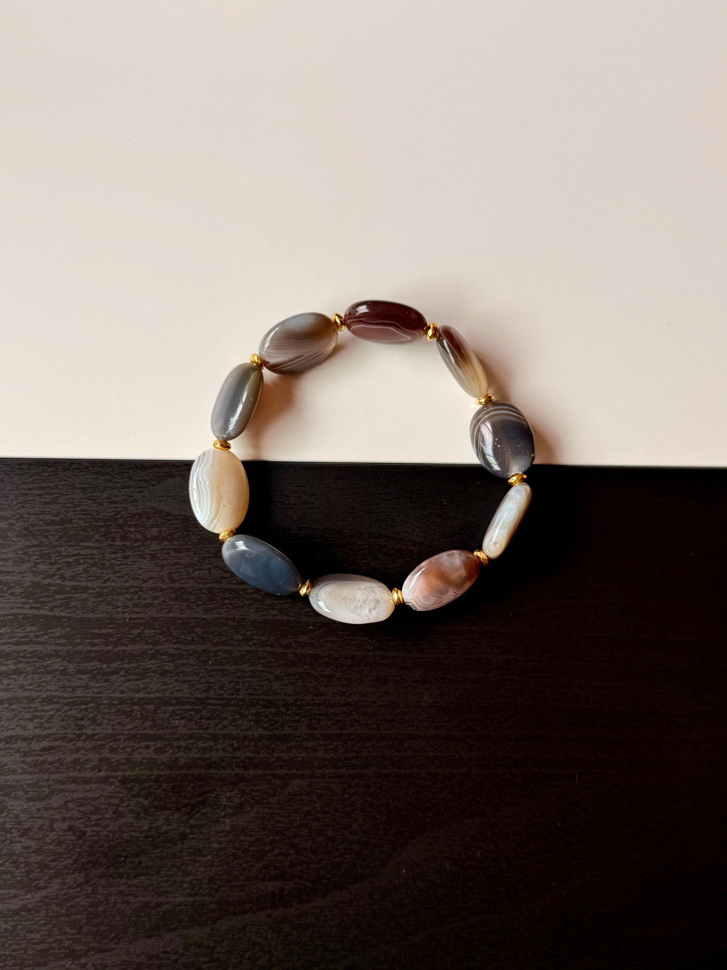 Agate - Natural Pearl Bracelet