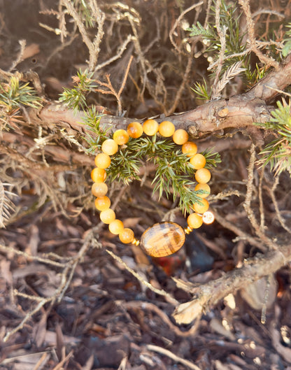 Yellow - Brown Tiger Eye Bracelet