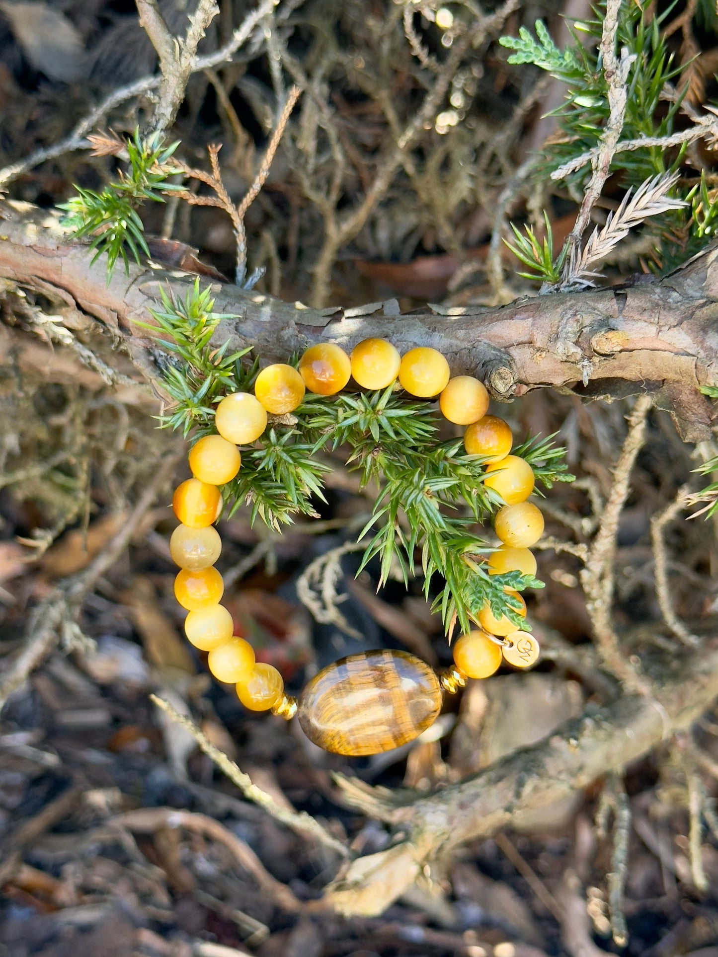 Yellow - Brown Tiger Eye Bracelet
