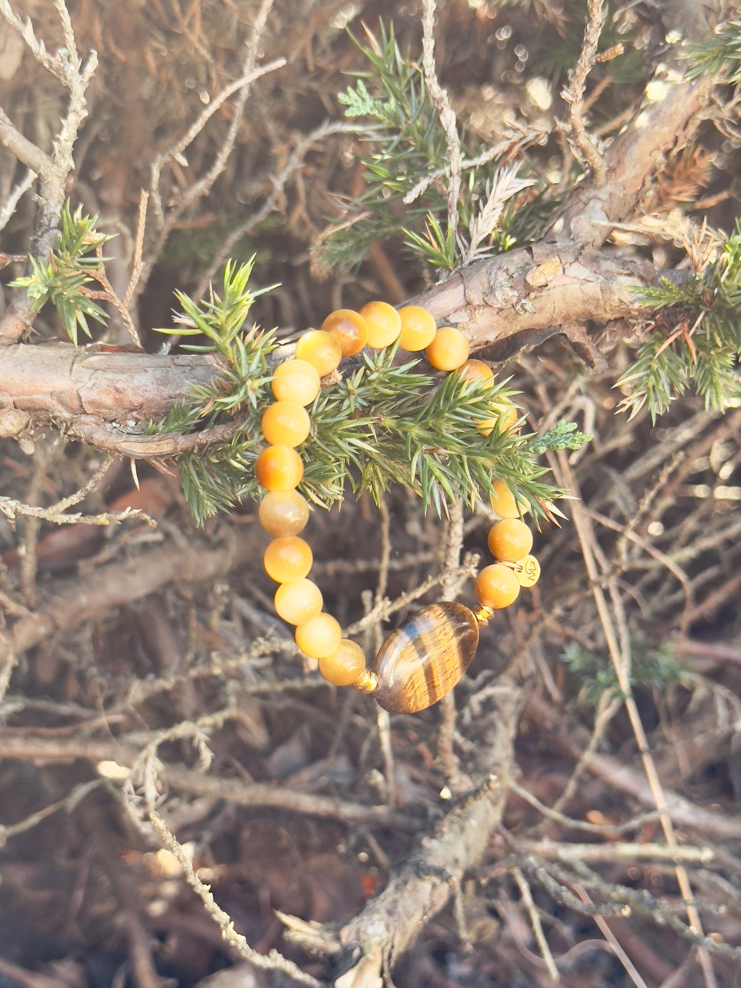 Yellow - Brown Tiger Eye Bracelet