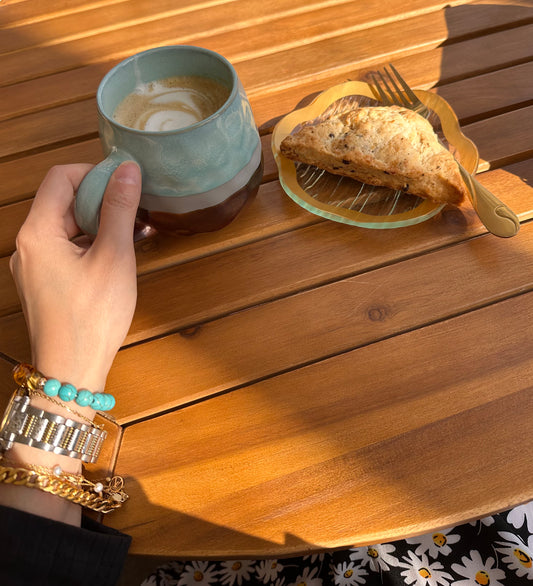 Amber-Turquoise Bracelet
